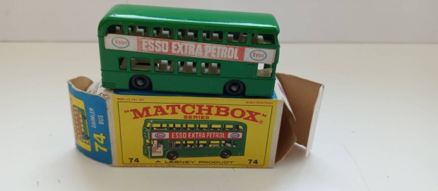 1966-os kiadsu Regular Matchbox busz dobozzal