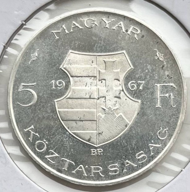 1967 5 forint ezst rme a kabinet sorbol rme