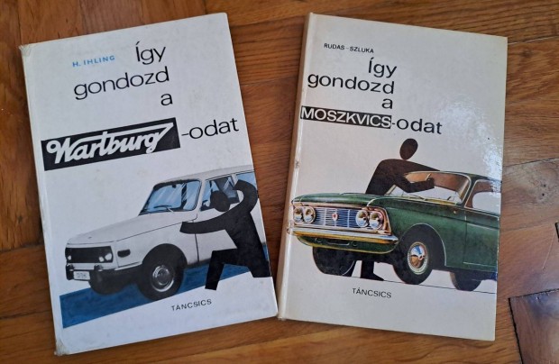 1967 Wartburg / 1968 Moszkvics "gy Gondozd" knyv