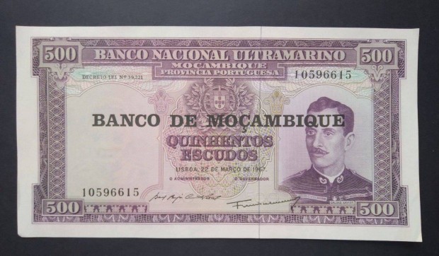 1967 / 500 Escudos Mozambik (MM)