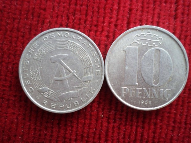 1968 s 75-s NDK 10 pfennig elad