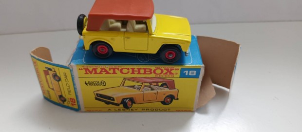 1969 -es Regular Matchbox Field Car dobozval