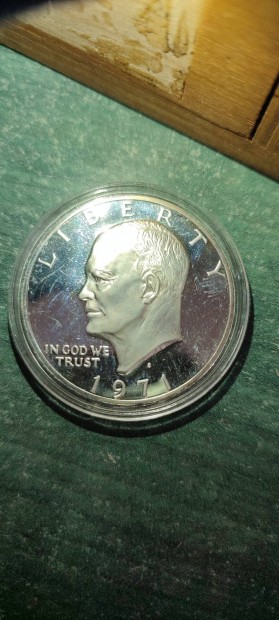 1972-es vek Eisenhower ezst dollr proof 40% ezst 