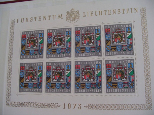 1973-as Ritka Liechtenstein kis v