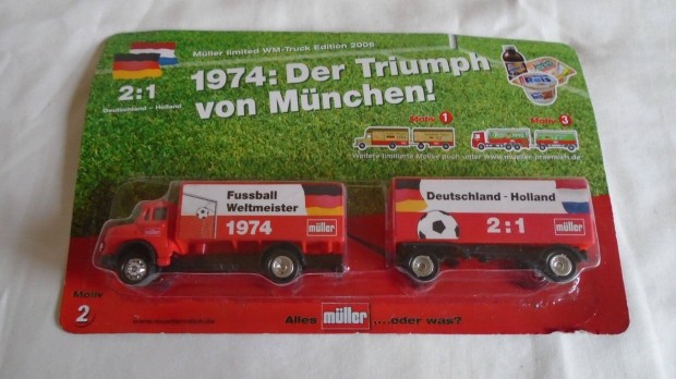 1974. Deutschland-Holland futball mrkzs - Kamion Diormja