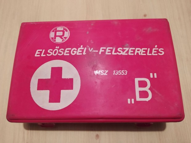 1978-as autós elsősegélydoboz eladó eredeti, tartalommal!