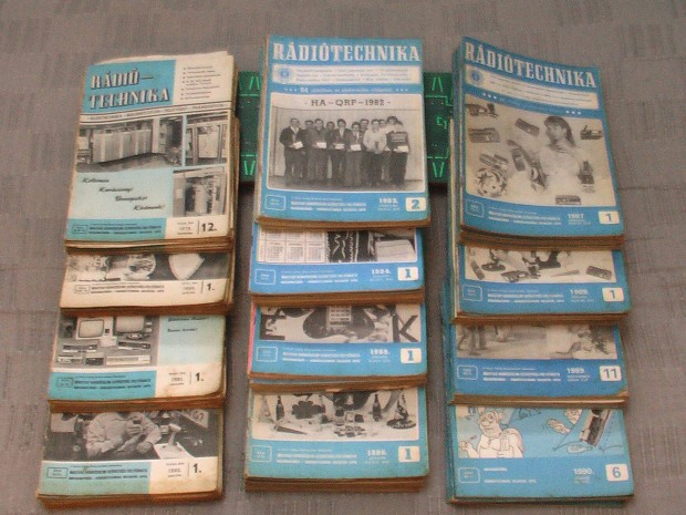 1980 - 1990 Rditechnika folyiratok