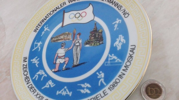 1980-as Moszkvai Olimpiai dsztnyr jelzet eredeti Wiuterliug B