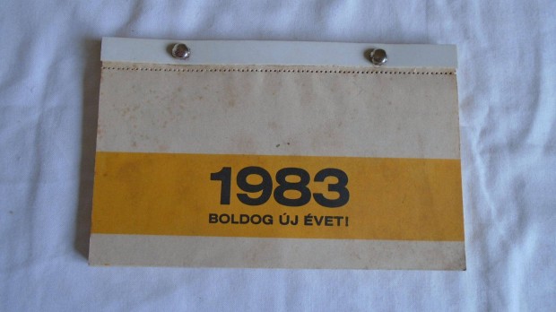 1983-as asztali naptr - j llapot - Gyjtknek!