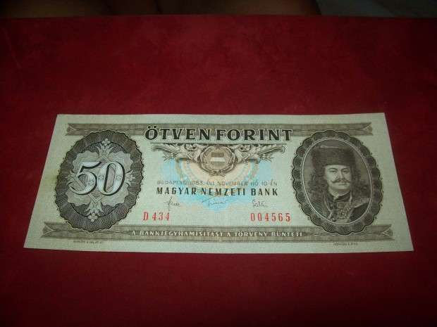 1983 vjrat 50 forintos. D434 Ropogs. Gyjtemnybe. Kp szerint