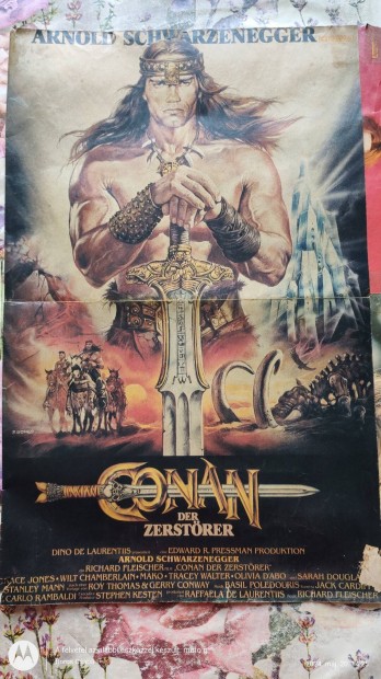 1984-86 Conan, poszterek eredeti Nyugatnmet 2db 