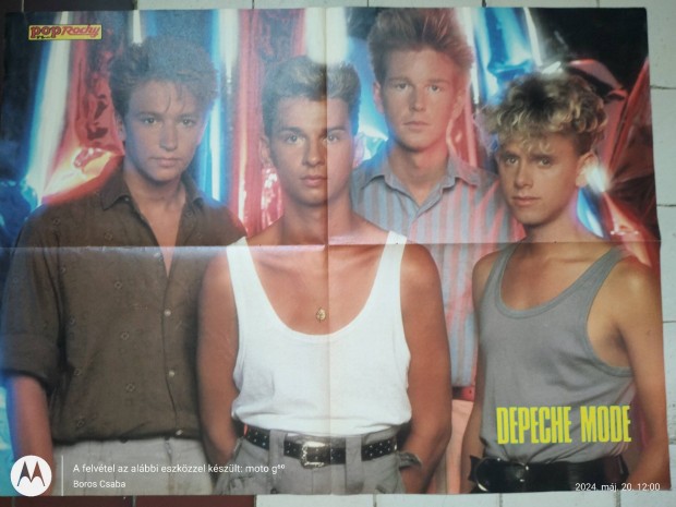 1984-86. Depeche Mode poszterek eredeti Nyugatnmet 