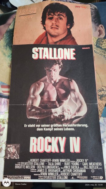 1984-86  Stallone -Rocky poszterek, eredeti Nyugatnmet 