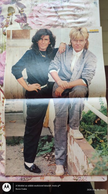 1985-86 Modern Talking poszterek eredeti Nyugatnmet 2db.