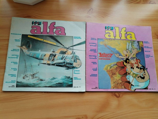 1985-s Alfa Magazin 2 db