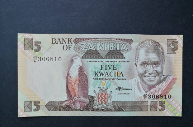 1986 /5 Kwacha UNC Zambia (VV)
