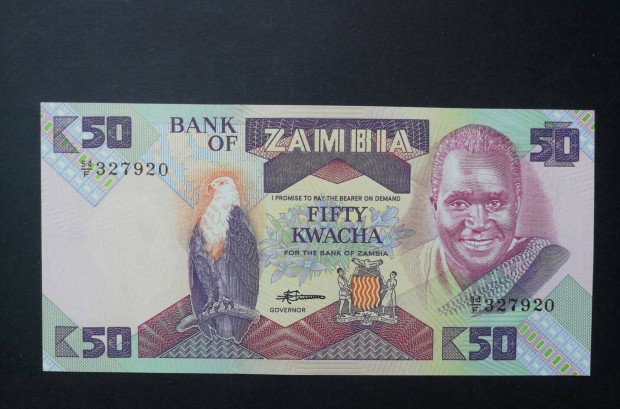 1986 / 50 Kwacha UNC Zambia (MM)