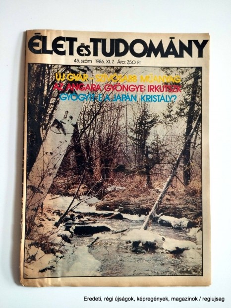 1986 november 7 / let s Tudomny / jsg - Magyar / Hetilap