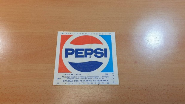 1986-os PEPSI veg cmke elad gyjtnek