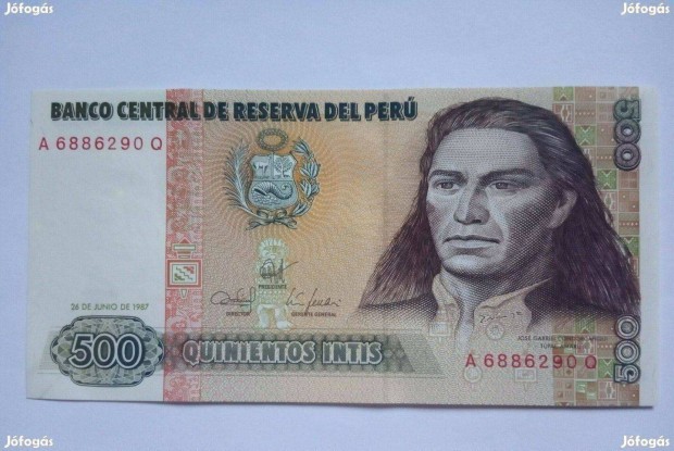 1987 / 500 Intis UNC Peru (10)