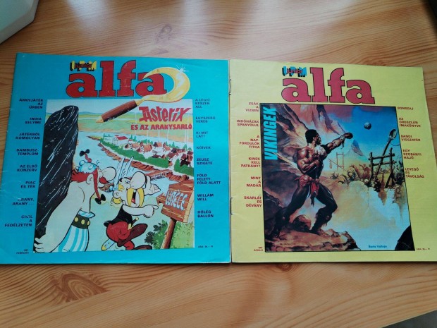 1987-es Alfa Magazin 2 db
