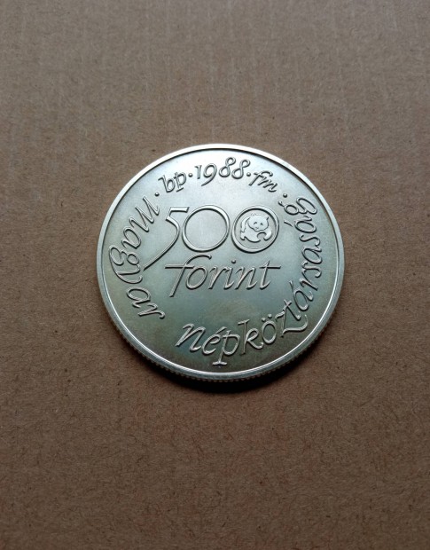 1988. Vadvdelmi alap ezst 500 forint 