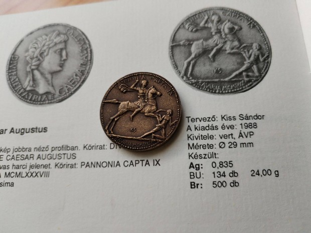 1988-as Caesar Augustus emlkrem csak 500 db kszlt