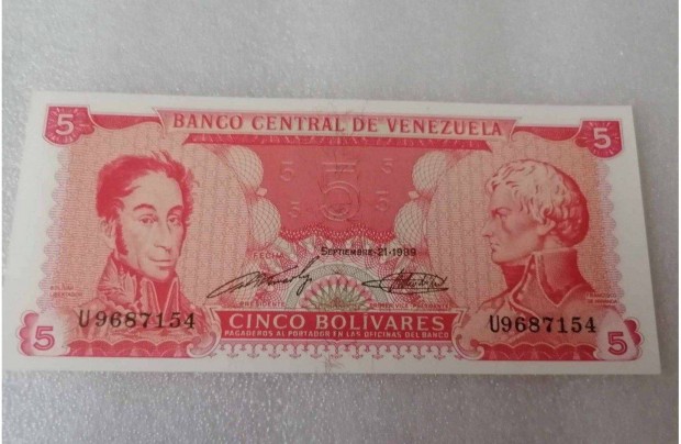 1989 / 100 Bolvares UNC Venezuela (MM)