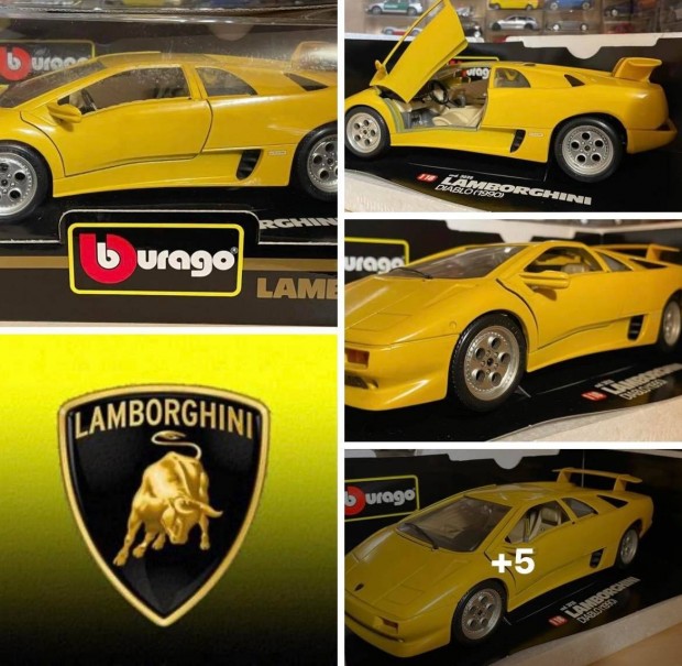 1990Lamborghini Diablo gynyr bontatlan modell kpek szerint 1:18