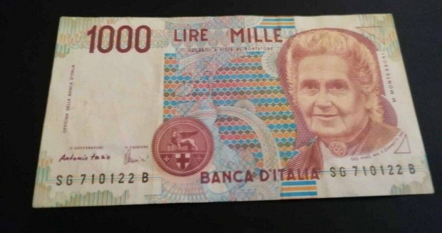 1990 / 1000 Lira Olaszorszg (E2) Foltos!!