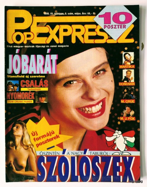 1990 mjus / Popexpressz / jsg - Magyar / Ssz.: 27849