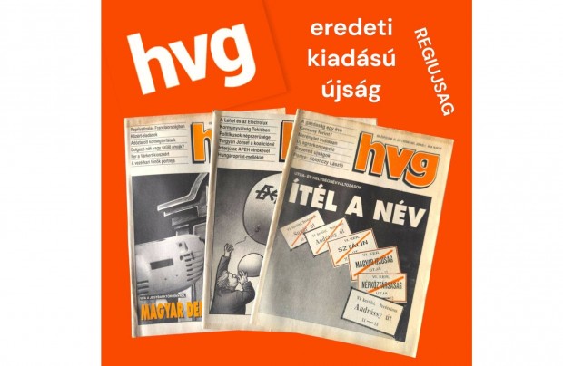 1991 november 16 / hvg / Heti Vilg Gazdasg / Ajndkba regiujsag