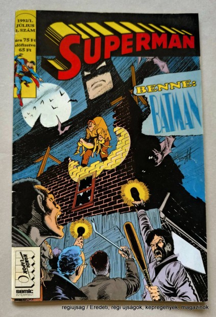 1992 jlius / Superman & Batman #1 / Kpregny - Magyar