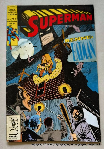 1992 jlius / Superman & Batman #1 / Kpregny - Magyar