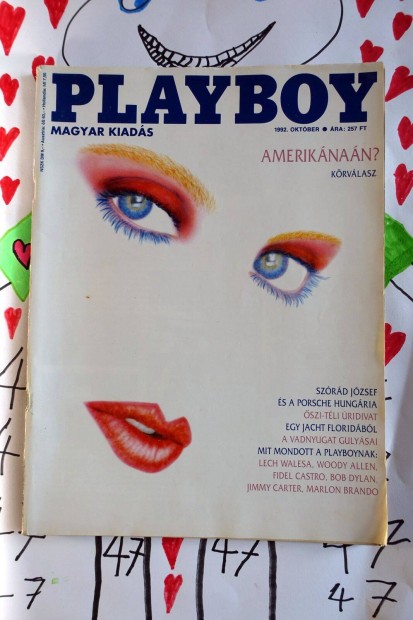 1992 oktber / Playboy / jsg - Magyar / Havilap. Ssz.: 25577