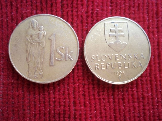 1993-as 1 korona szp llapotban elad