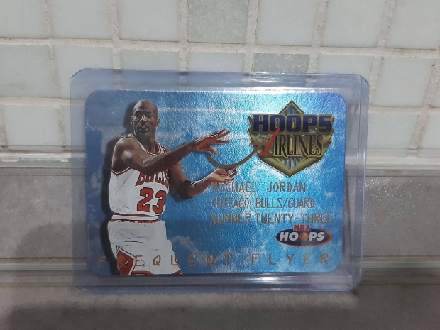 1997-98 Hoops Airlines Frequent Flyer Club Michael Jordan NBA krtya