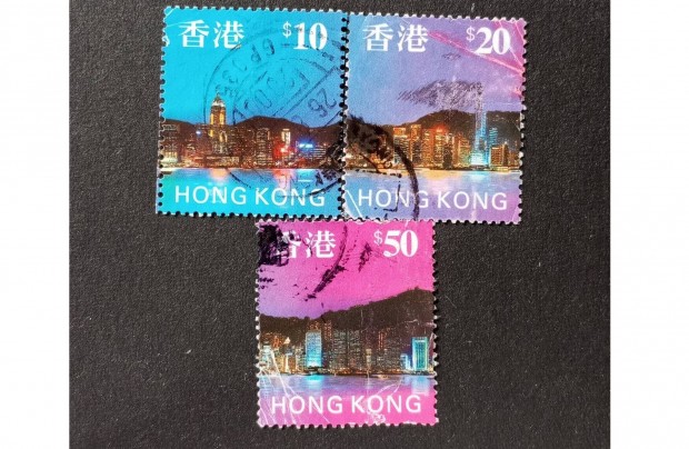 1997 Kna knai Hong Kong Skyline komplett blyegsor