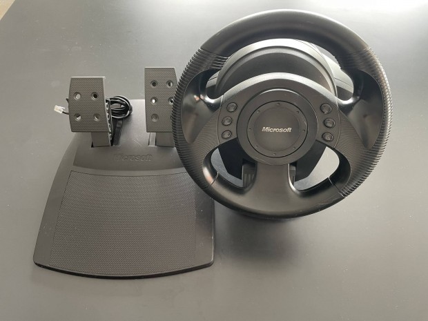 1998 Microsoft Sidewinder Precision Racing Wheel USB 1.0 PC