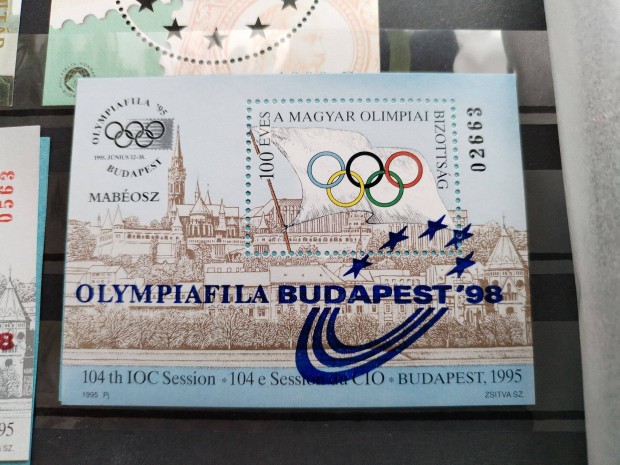 1998-as Olimpiafila emlkv kk fellnyomattal