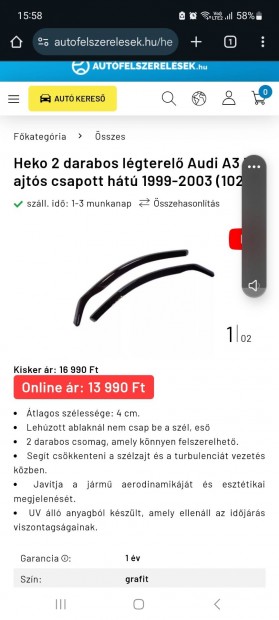 1999 Audi A3 szlterel 