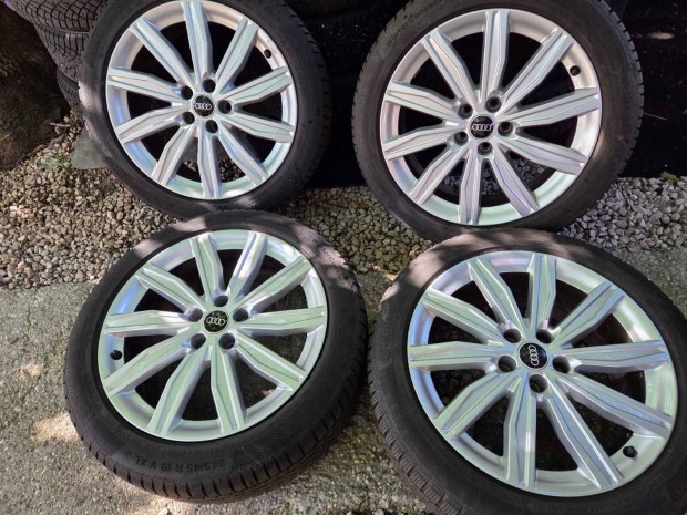 19 19" 5x112 Audi A6 alufelni felni 245/45 R19 Conti téli gumi