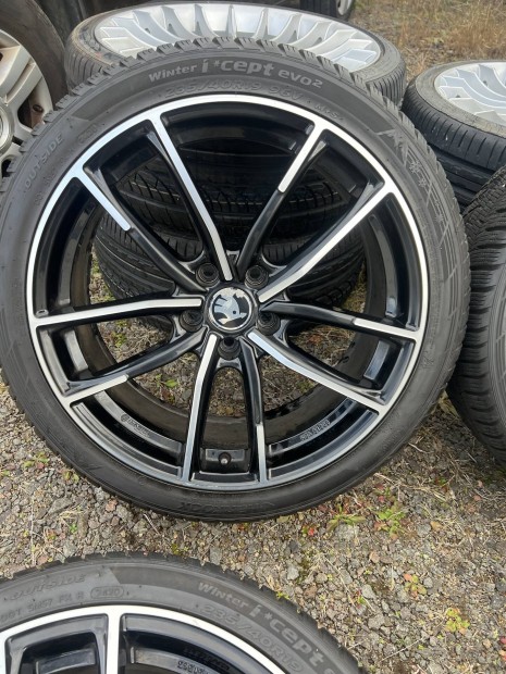 19 Skoda Vw Seat Merci Audi 5x112 Alufelni jszer Teligumikkal 