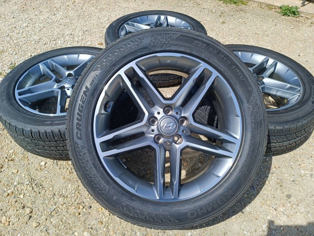 19" Gyári Hyundai alufelni 5*1143 nyári gumik 9mm! szenzor Santa Fe