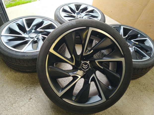19" gyári jó állapotú Citroen DS4 vagy DS5-re való alufelni garnitúra