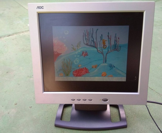 19" lcd Számítógép monitor lapos kivitel Beépített hangszórókkal