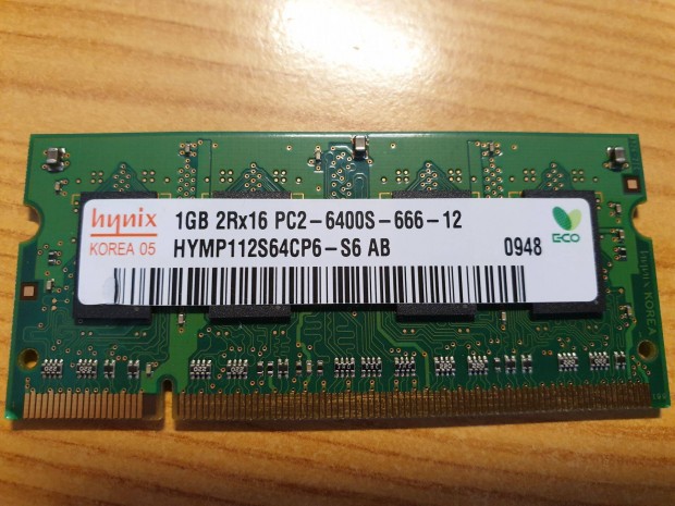 1GB DDR2 800MHz Hynix SO-DIMM RAM memória