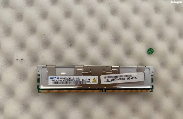 1GB PC2-5300F 667MHz 2RX8 DDR2 M395T2953CZ4 RAM 1GB szerver RAM 9F030