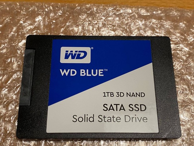 1TB WD Blue 2.5" SATA3 SSD meghajtó