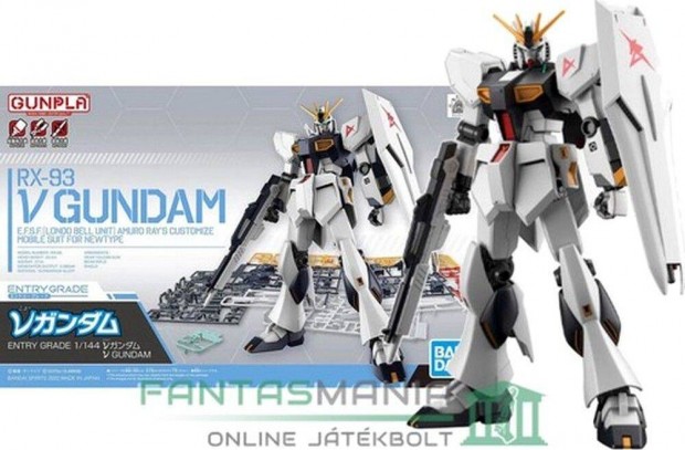 1/144 mretarny 12-14 cm Gundam figura Entry Grade RX-93 V Gundam NU